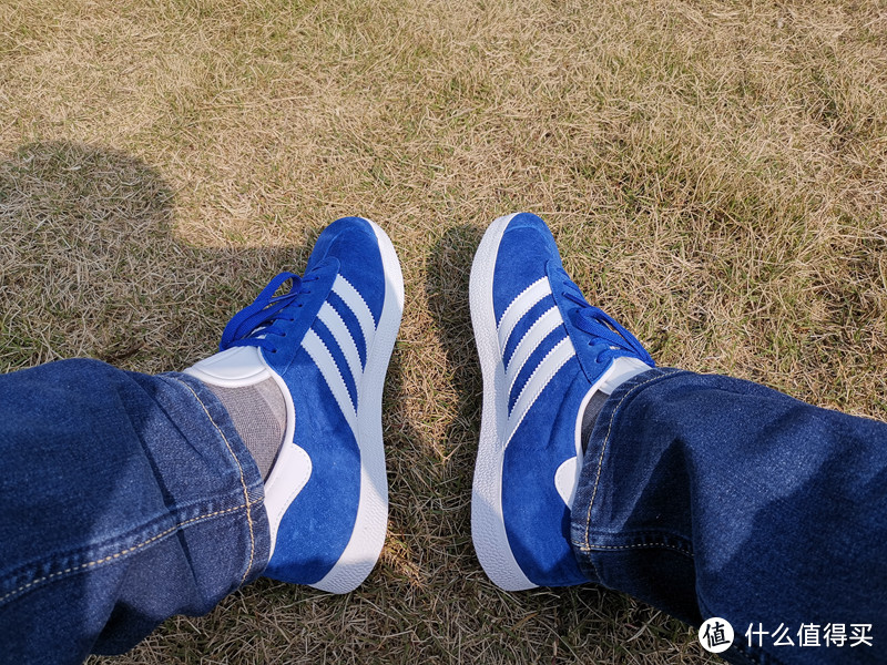 Adidas阿迪达斯 三叶草GAZELLE经典鞋S76227 试穿体验