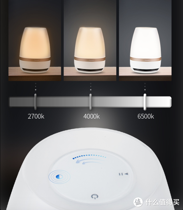 既能照明又能减压：Panasonic 松下 上新一款无线智能音乐LED台灯
