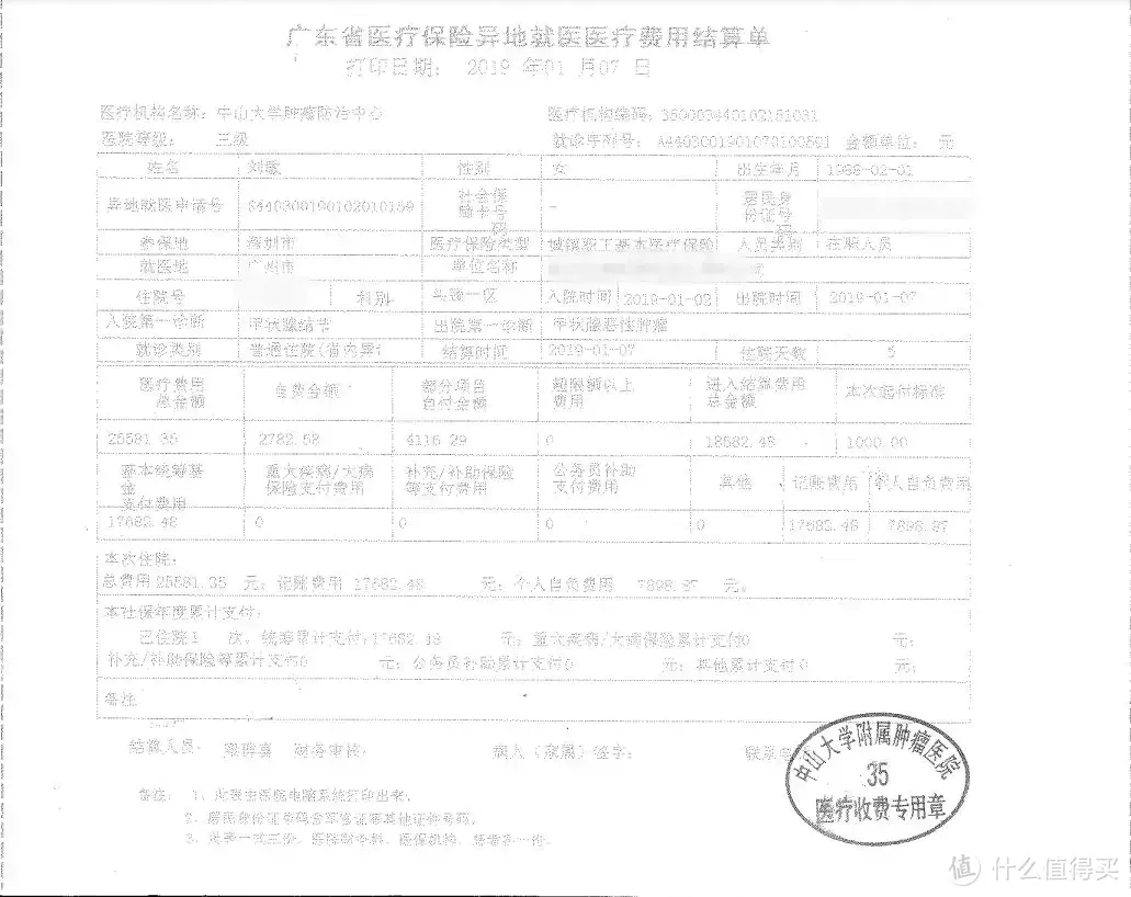 理赔实录：得了甲状腺癌，赔了60万