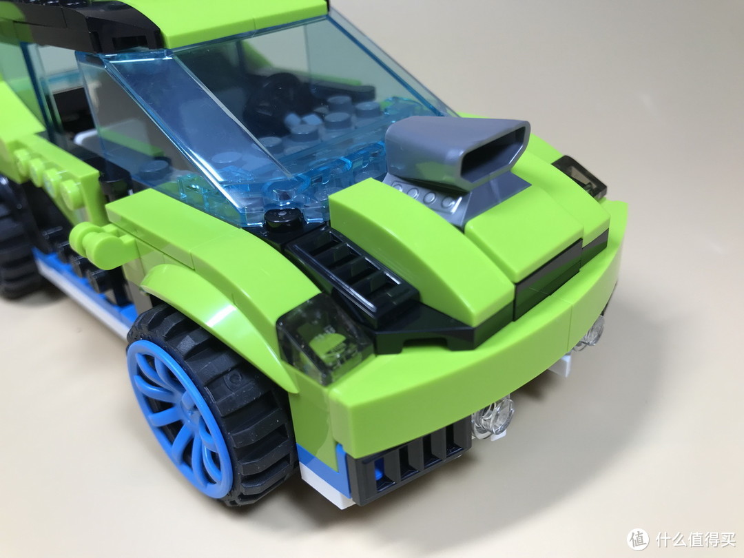 可变形的火箭拉力赛车 ：LEGO 乐高 Creator 创意百变组 3