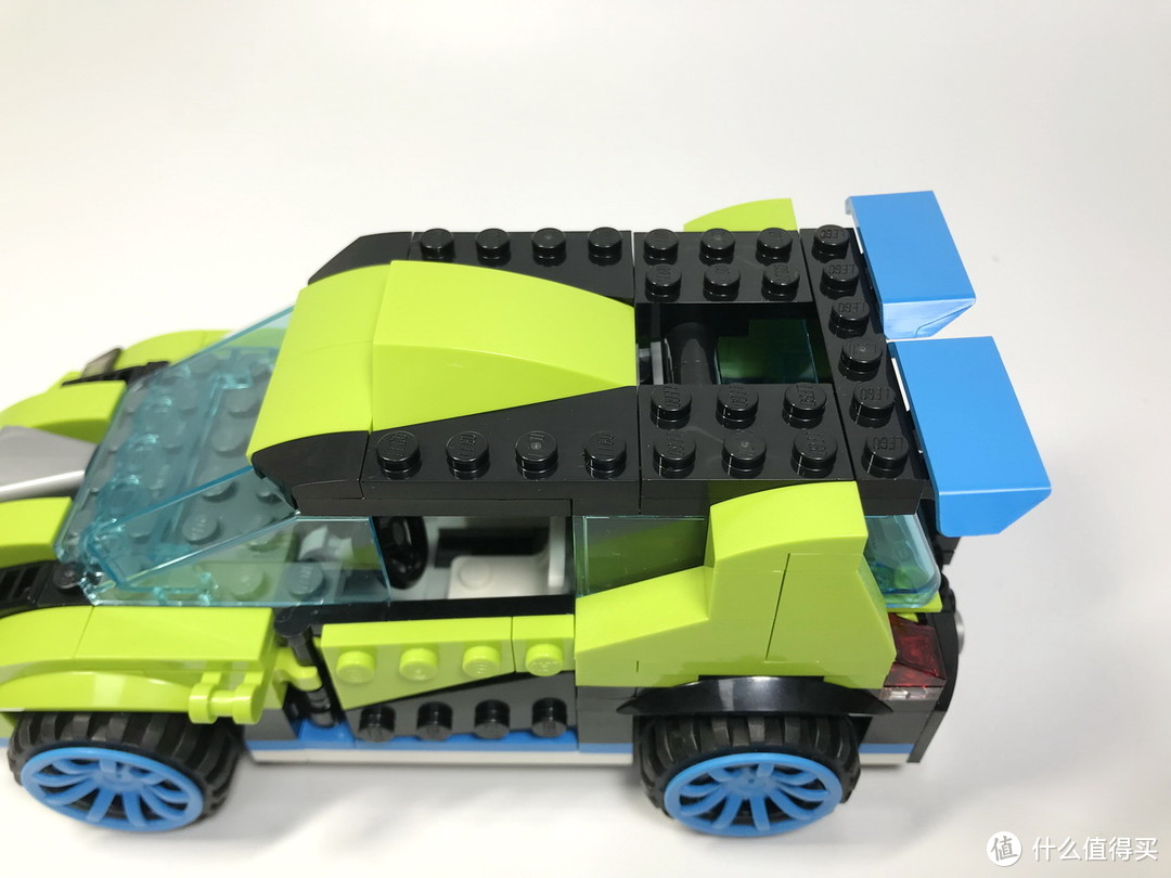 为了那抹翠绿：LEGO 乐高 Creator 创意百变组 31074 火箭拉力赛车