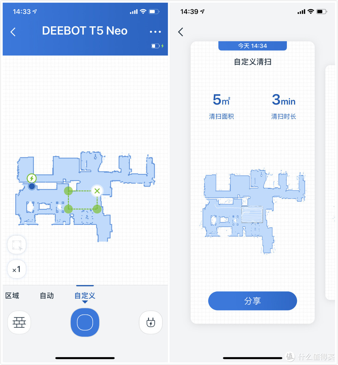 智能清扫更进一步：ECOVACS 科沃斯 DEEBOT T5 Neo扫地机器人使用体验