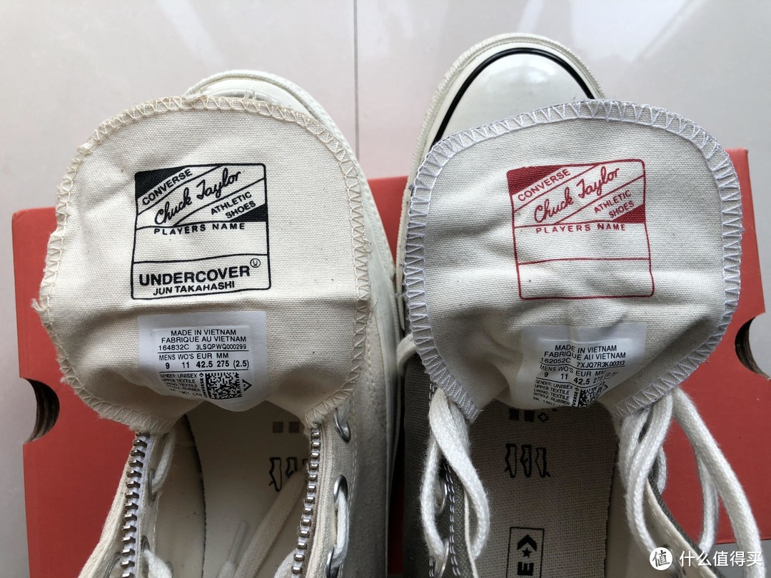 开箱UNDERCOVER与CONVERSE联名款CHUCK 70高帮