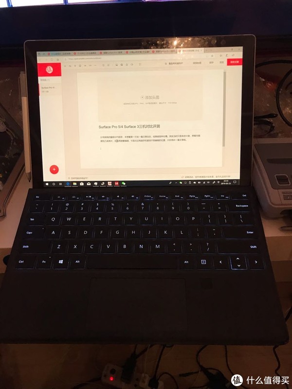 Surface Pro 5/4 两机对比评测_普通笔记本_什么值得买