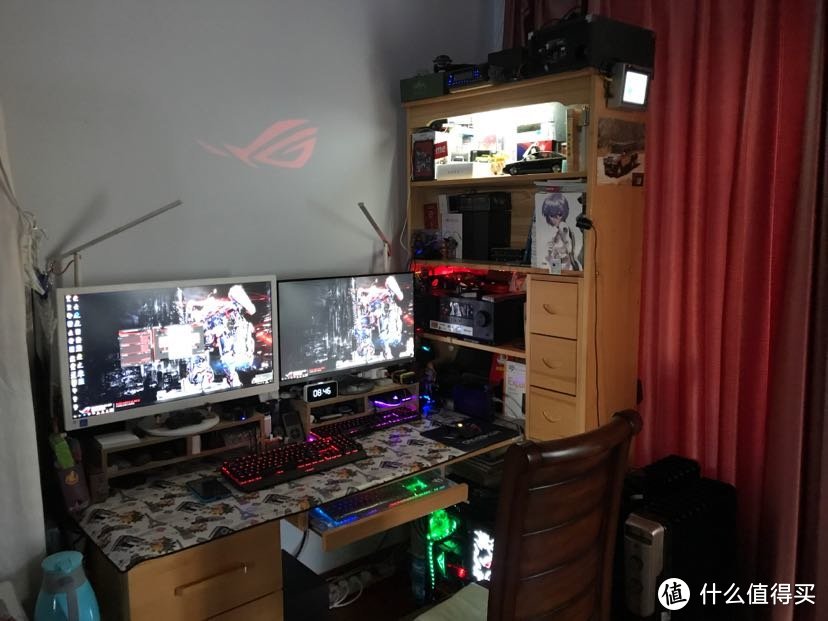 我买了一个官方出品的玩具，ROG sportlight投影灯开箱