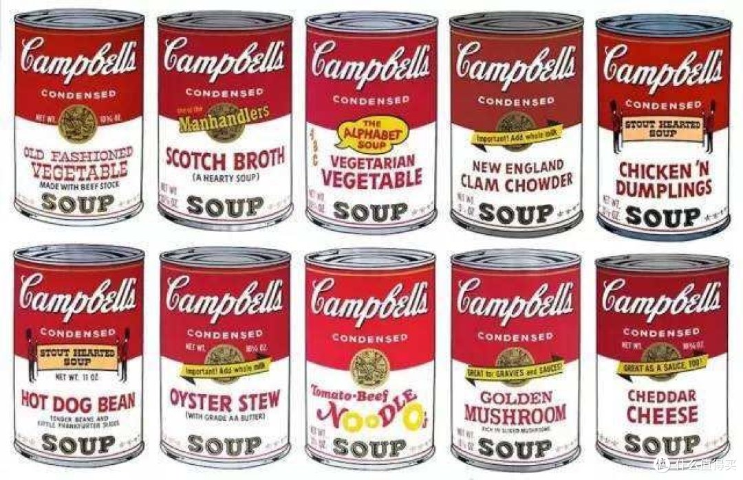 campbell soup(金宝浓汤)罐头,图片来自网络