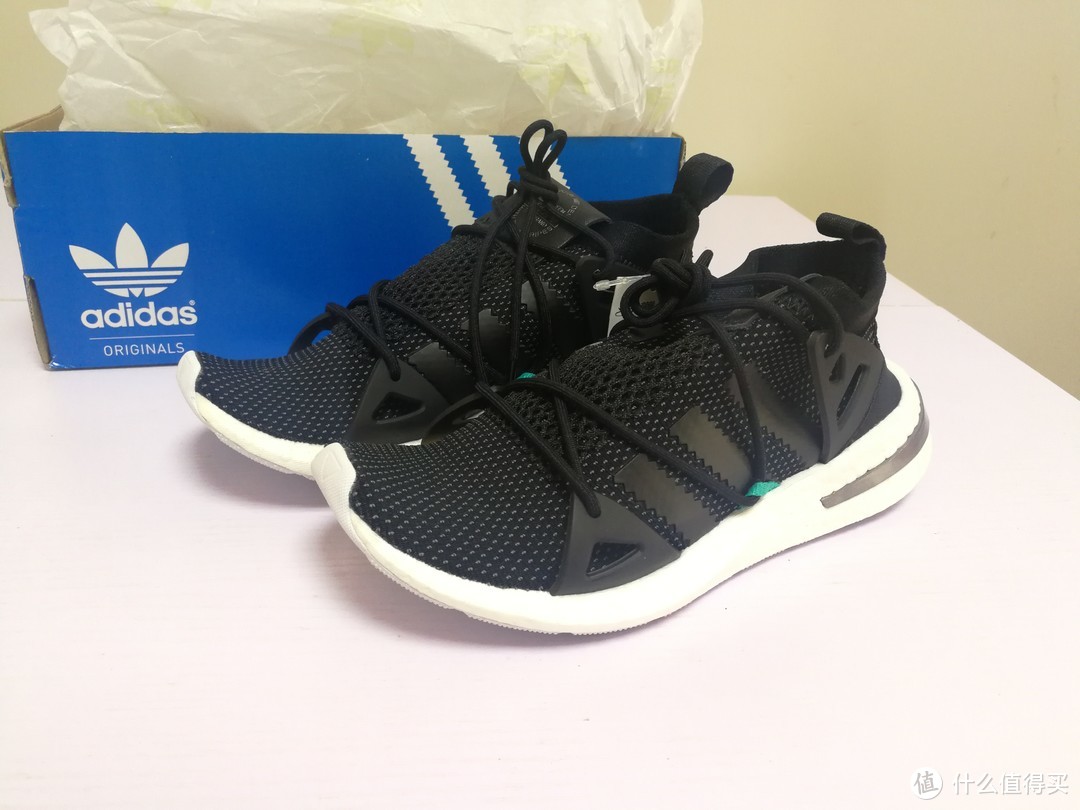 大幂幂同款的全掌BOOST只卖300多—Adidas 阿迪达斯 Arkyn 女款运动鞋开箱