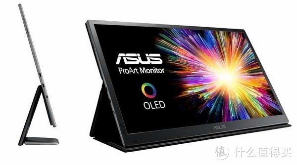 4K OLED面板、面向专业人士：ASUS 华硕 推出 ProArt PQ22UC 便携式显示器