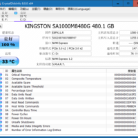 金士顿 A1000 M.2 NVMe 固态硬盘使用总结(数据|传输|读写)