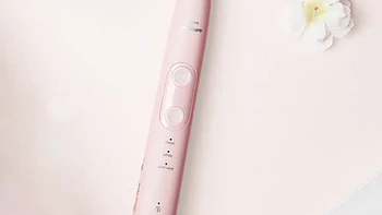 飞利浦 HX6856/12 电动牙刷 淡粉色使用总结(模式|功能|续航|颜值)