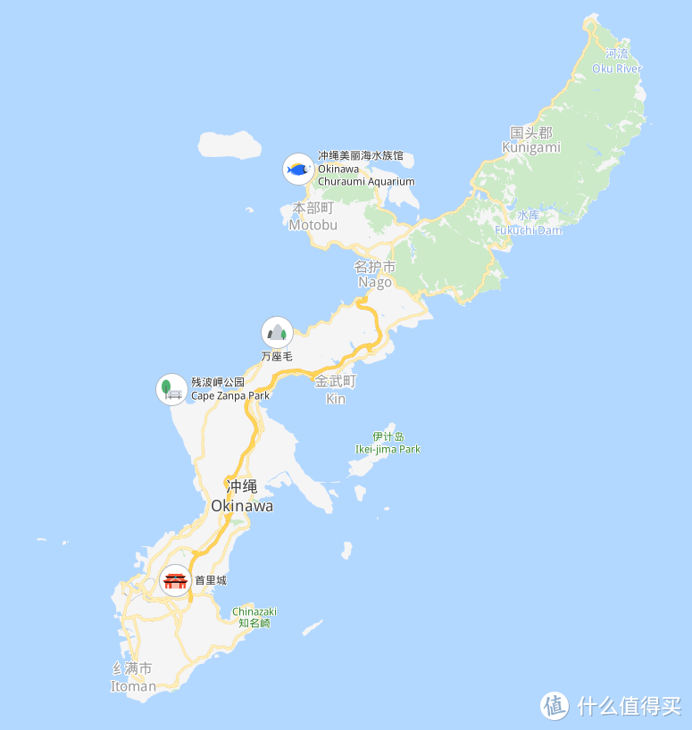 冲绳地图