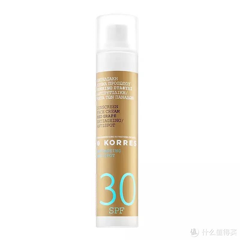 korres红葡萄精华防晒乳SPF30  参考价：200RMB