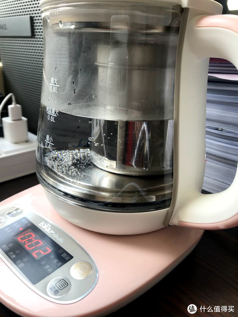 烧水泡茶的养生利器：小熊（Bear）养生壶0.8L开箱及体验
