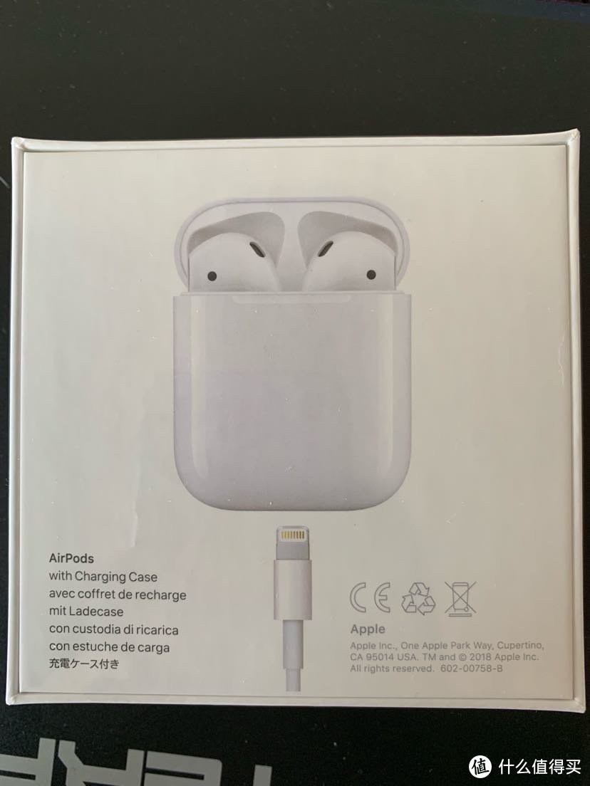 airpods2待简易开箱体附带对比PDD山寨版