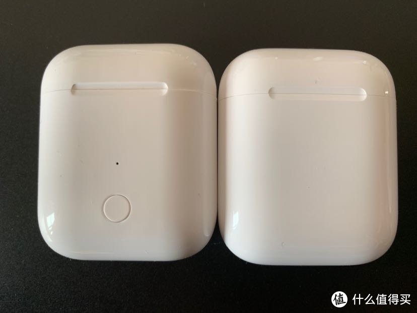 airpods2待简易开箱体附带对比PDD山寨版