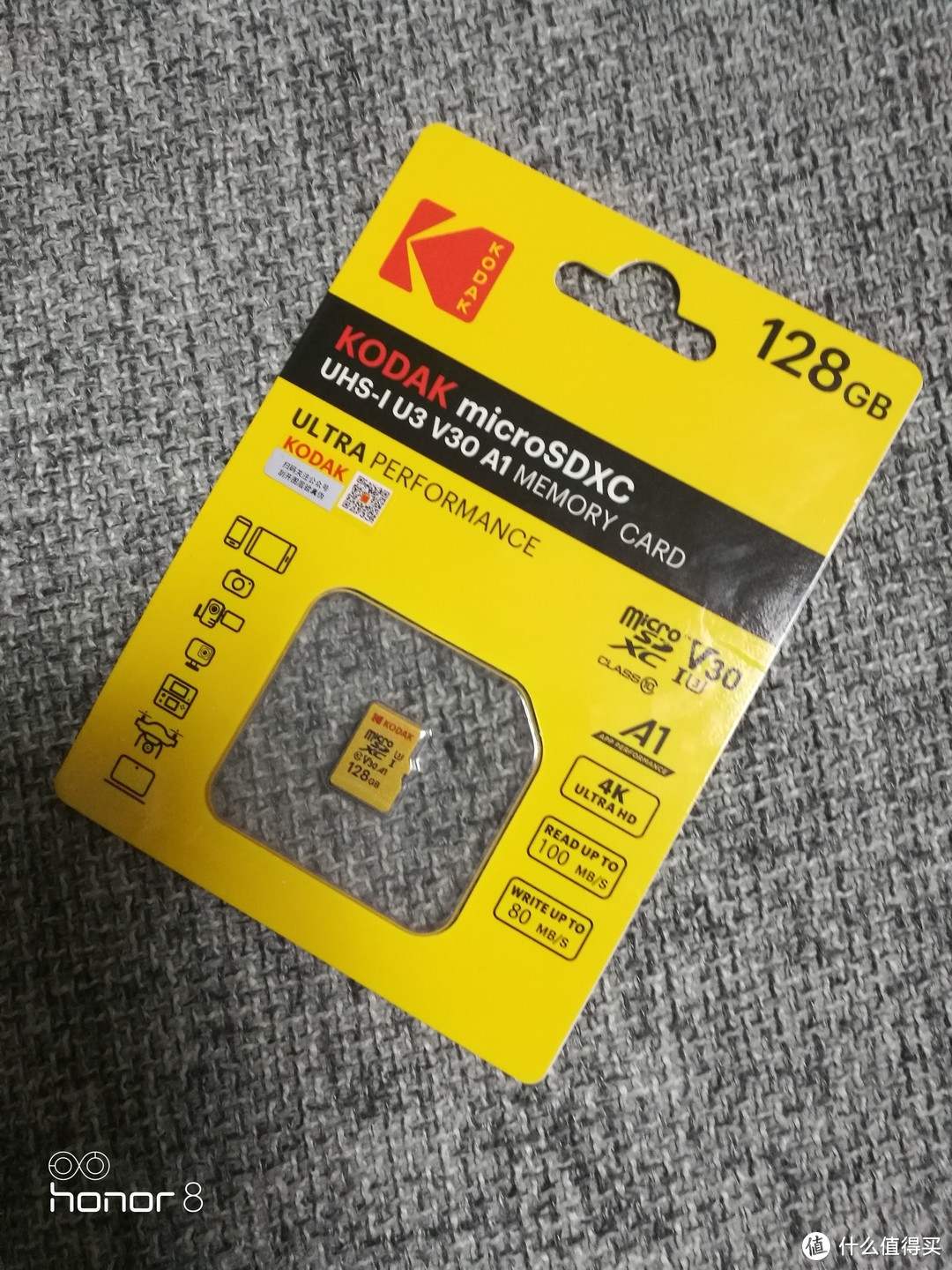 老牌新品 柯达（kodak）128GB TF存储卡 晒单简评
