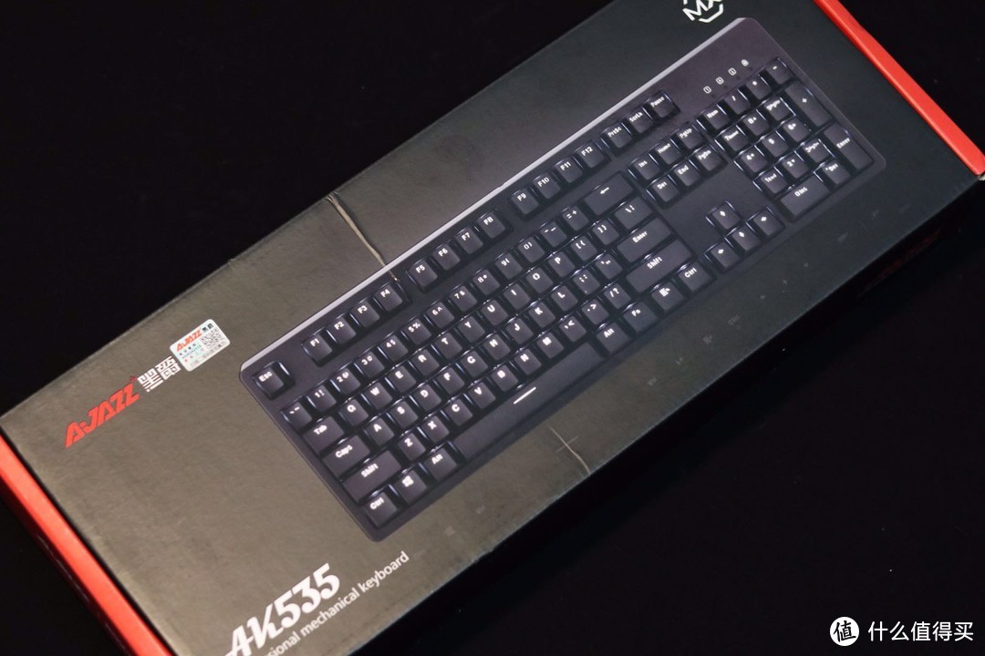 AJAZZ黑爵 AK535 机械键盘——女朋友已被它炫酷的灯光征服（内附灯光秀）