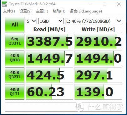 已用40%容量测速