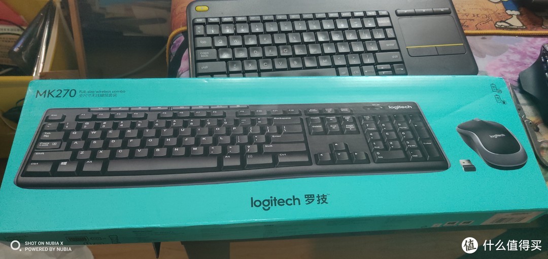 罗技（Logitech）MK270 无线光电键鼠套装开箱之办公日常好划算