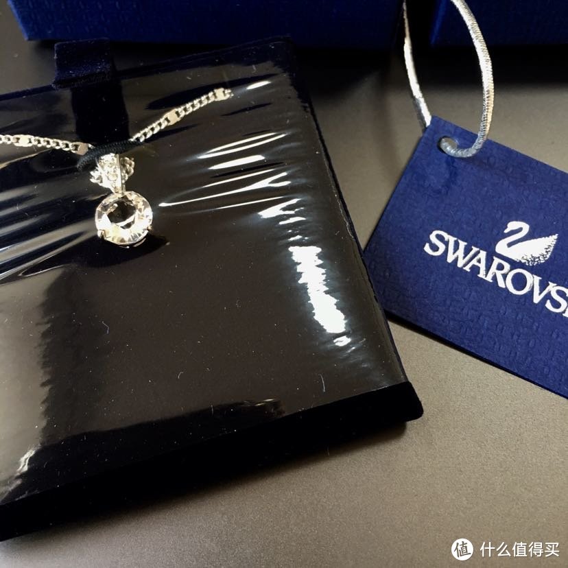 施华洛世奇SWAROVSKI水晶吊坠项链锁骨链1800045开箱测评