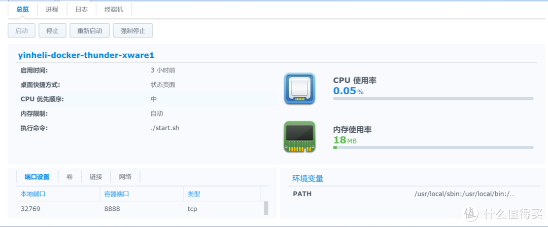 这是1个下载任务时，资源使用情况