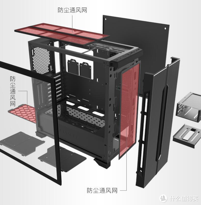用料厚道，细节设计待改进——爱国者T20机箱评测，结尾附几种机箱进风类型对比。