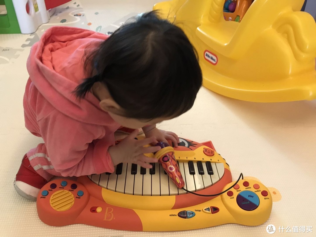 美国B·Toys比乐大嘴猫琴 儿童益智早教电子钢琴 音乐玩具