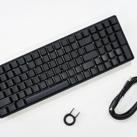 IQUNIX F96碳黑版双模键盘外观展示(电池|脚垫|轴体|材质|键帽)