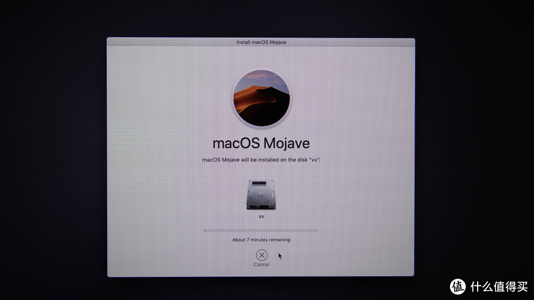 返回上一级，选择安装macOS Mojave