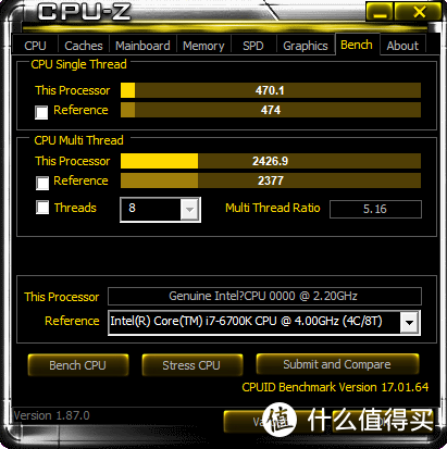 CPU-Z Bench