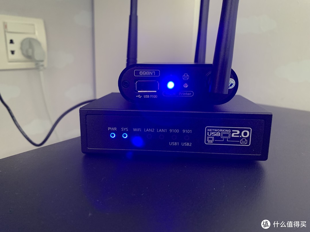 远程云打印——Wisiyilink MFP203W B1双口无线打印服务器开箱测评