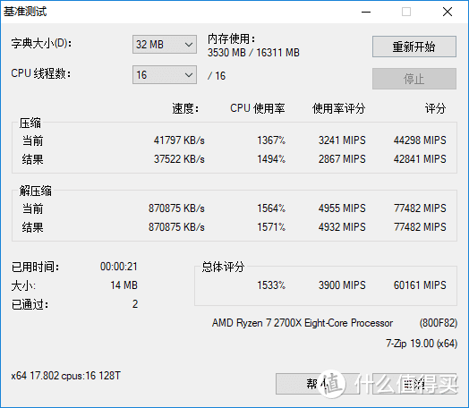 DDR4 2133@R7 2700X