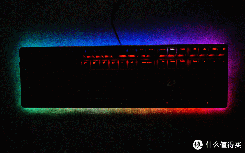 双RGB 双倍的快乐 -- 达尔优牧马人EK925暗夜流光机械键盘红轴开箱
