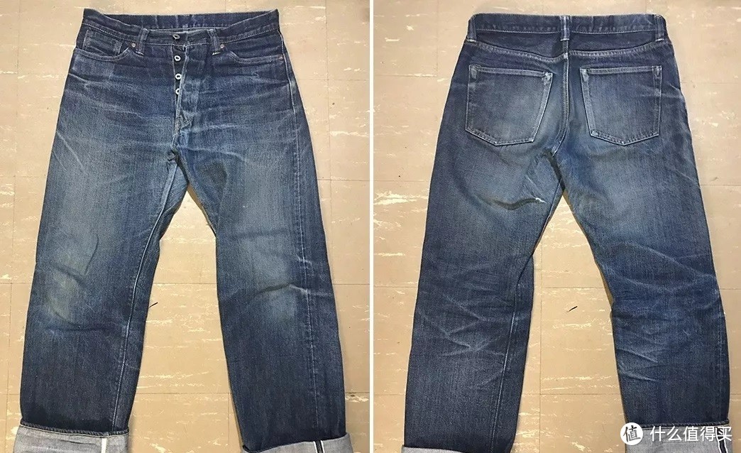 Denime D16SS-254 WW2 Straight 以上为宽松直筒裤型的蜂窝