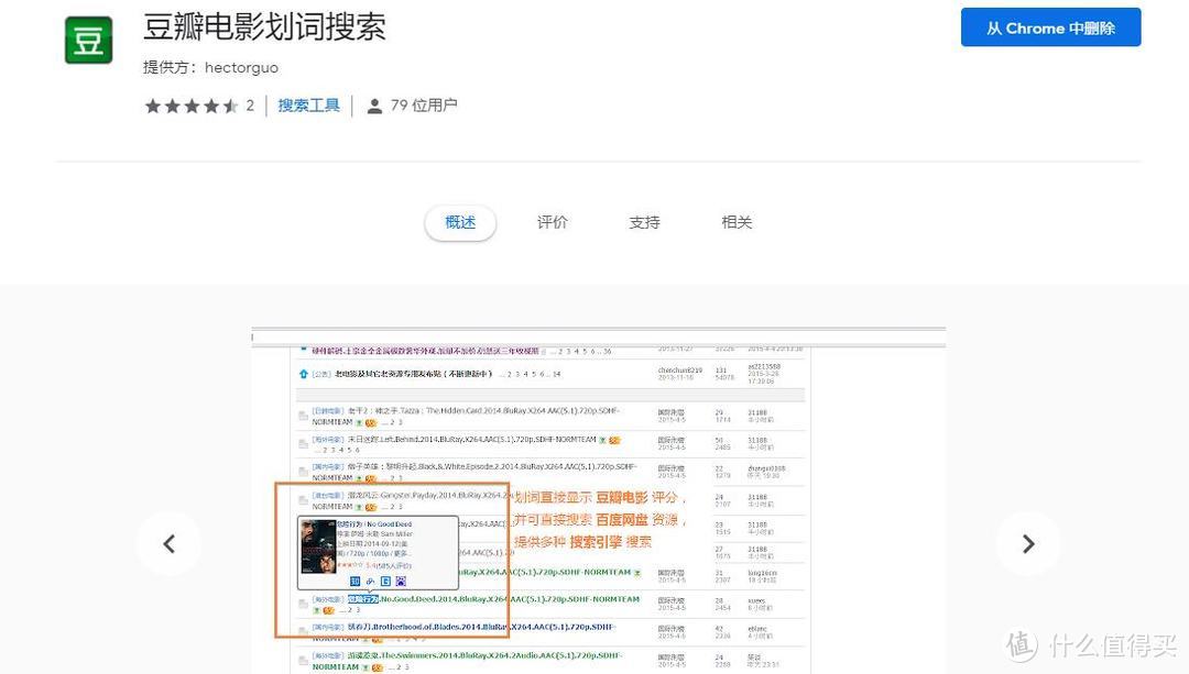 Chrome扩展推荐：避开烂片防踩雷，豆瓣电影划词搜索