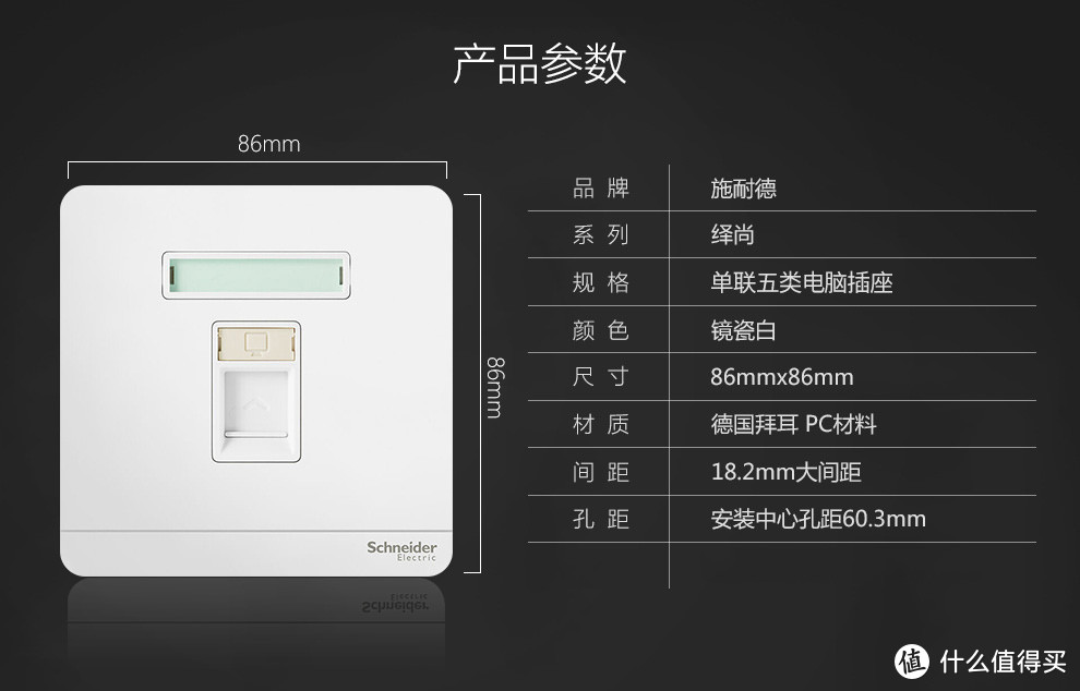 86网线插座面板