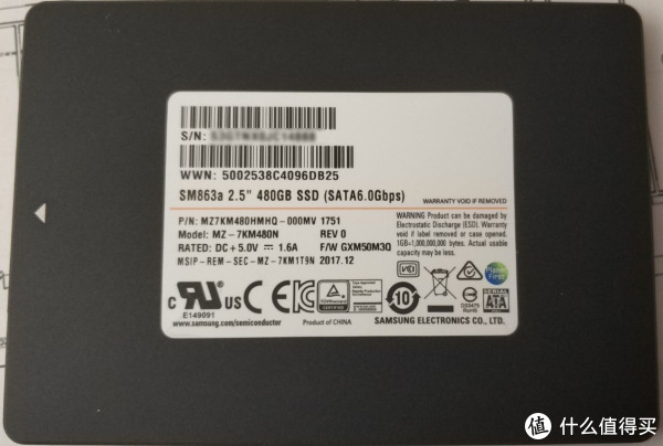 大船靠岸，注意安全，三星SM863a 2.5