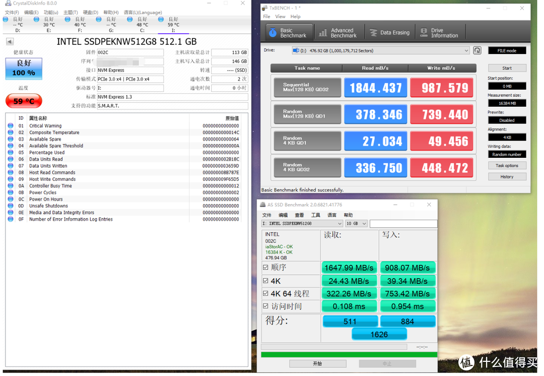 英特尔 Intel512GB SSD固态硬盘 M.2(NVMe协议) 660P系列开箱之大失所望