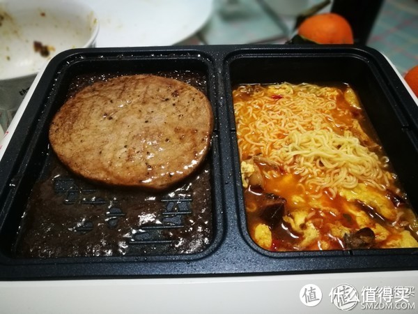 牛排煎制+煮泡面