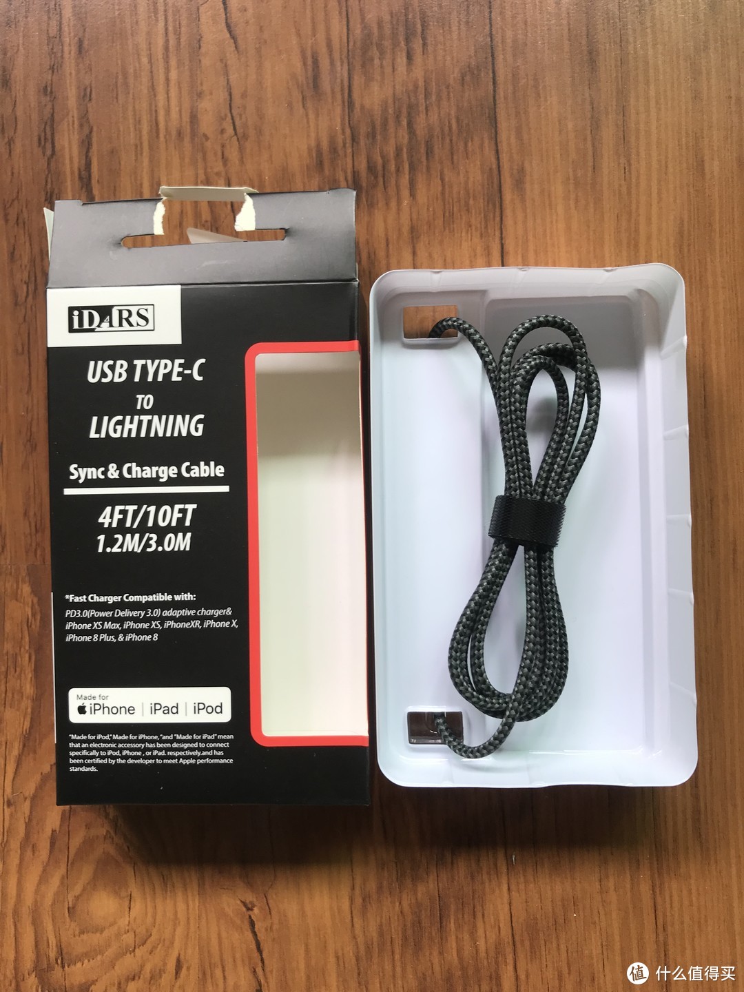 iDARS USB-C To Lightning MFi认证编织快充线体验