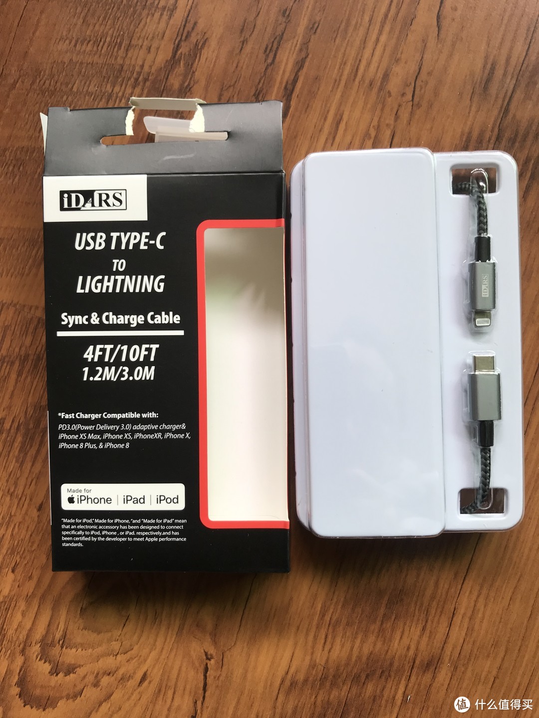 iDARS USB-C To Lightning MFi认证编织快充线体验