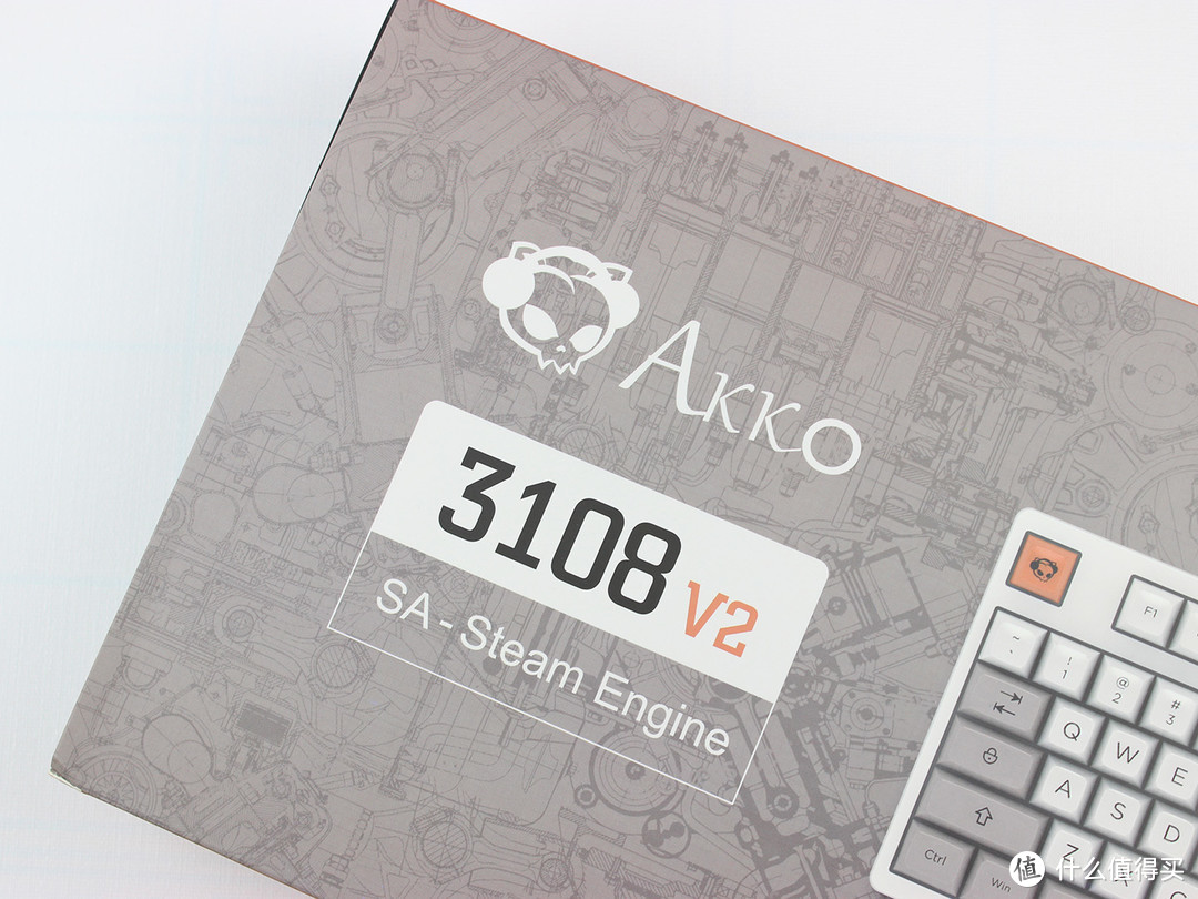 复古而不沉闷，Akko 3108 V2 SA球帽蒸汽机机械键盘开箱