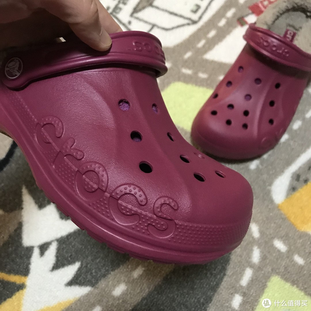 反季好价！Crocs Baya Lined 洞洞棉拖鞋