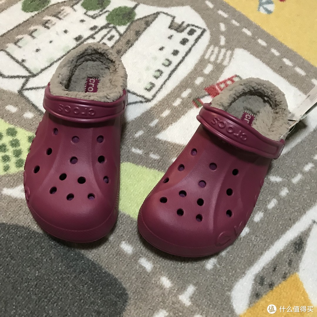 反季好价！Crocs Baya Lined 洞洞棉拖鞋