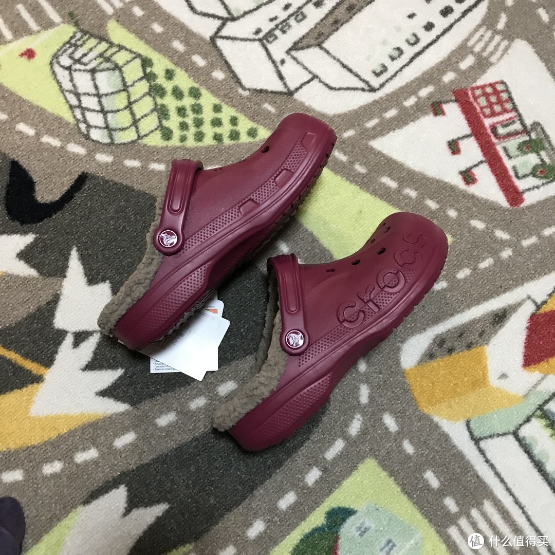 反季好价！Crocs Baya Lined 洞洞棉拖鞋