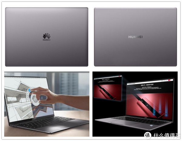 华为MateBook X Pro 旧款（左侧）和新款（右侧）