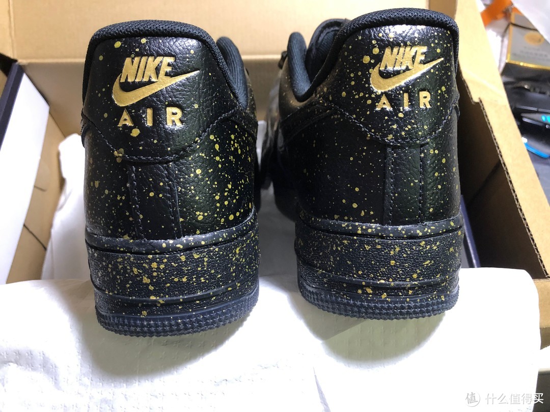 Air Force 1 耐高 only once 黑金开箱