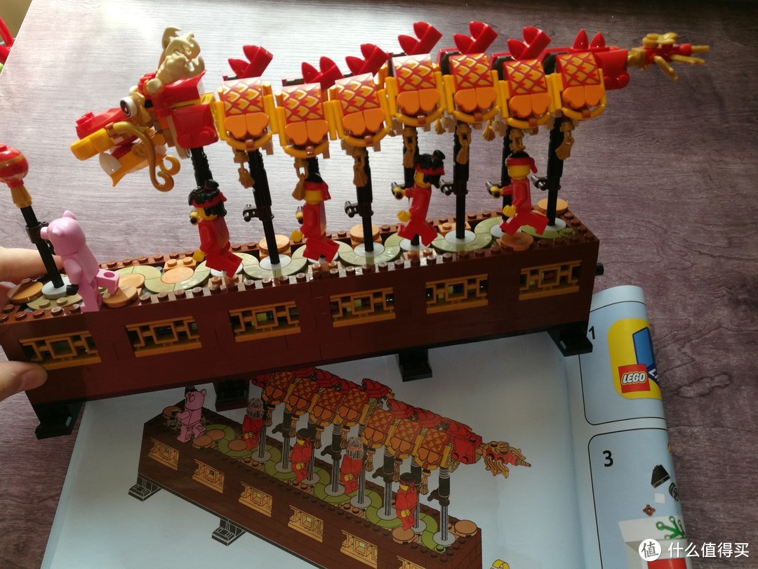 乐高  LEGO X 中国风 新年限量舞龙  粉小猪 套装 开箱体验