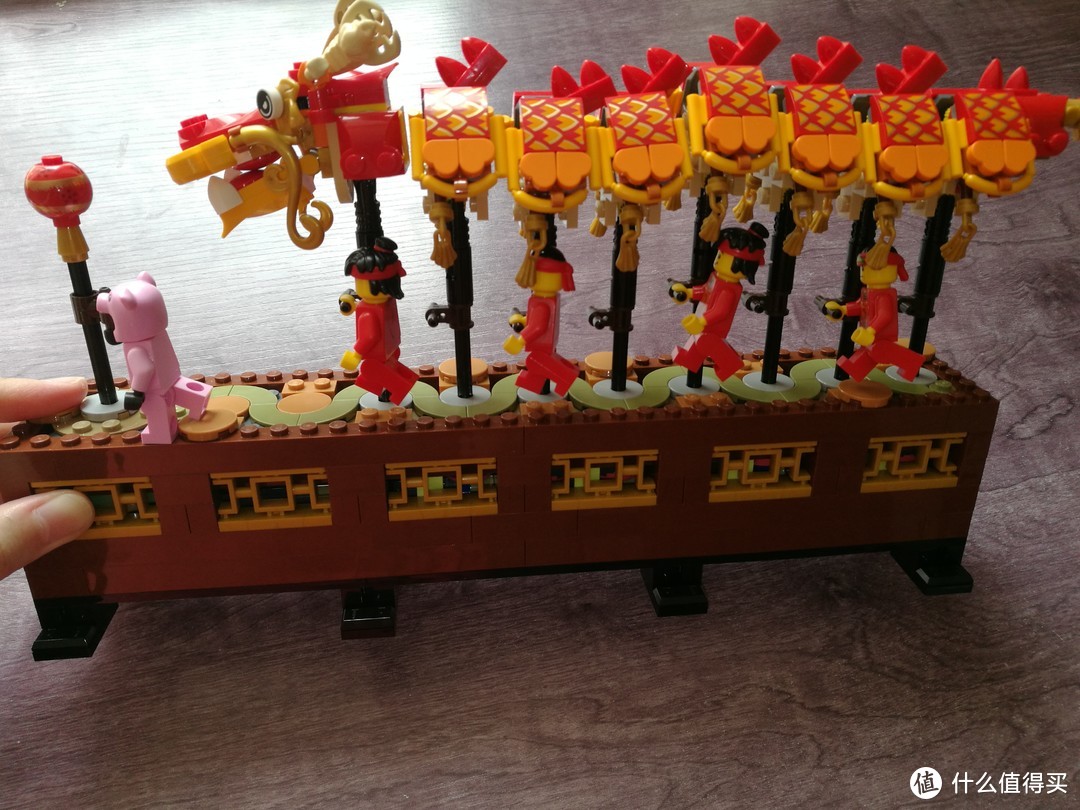 乐高  LEGO X 中国风 新年限量舞龙  粉小猪 套装 开箱体验