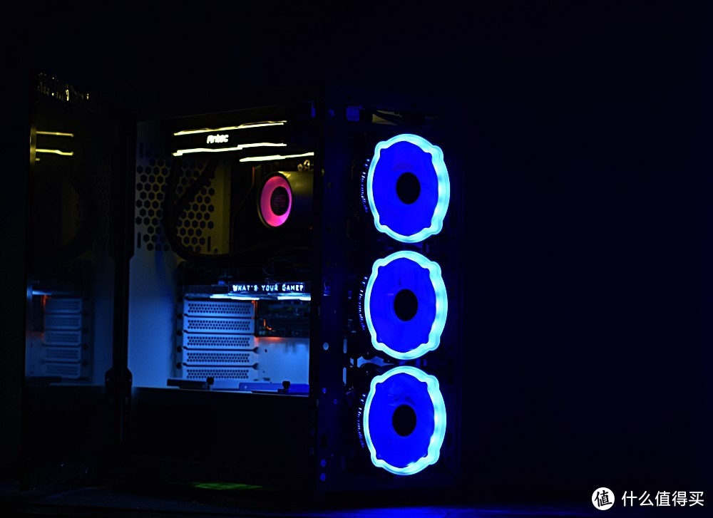 Tt曜越 Thermaltake RGB三件套 挑战者H3机箱 玲珑ARGB风扇 Smart BX1 RGB 550W电源  升级装机评测体验